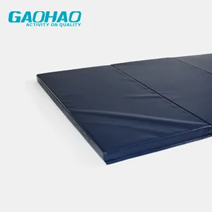 Tappetino da ginnastica, piega facile, copertura in PVC, ecologico e inodore, piattaforma di atterraggio per bar