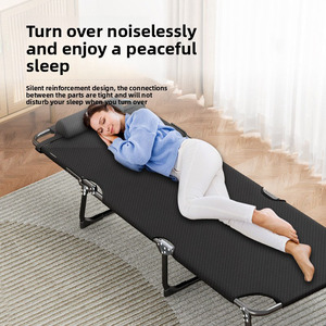 <span class=keywords><strong>Cama</strong></span> Plegable Ultraligera, Fácil de Transportar, para Campamento al Aire Libre, <span class=keywords><strong>Cama</strong></span> Plegable Moderna, Ahorra Espacio, Multiusos - Product Image 6