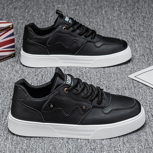 Mens Board Shoes Casual Sports Breathable Trend Versatile Thick Soled Wear-resistant Lightweight Soft Sole Low Top Board Shoes - Product Image 2