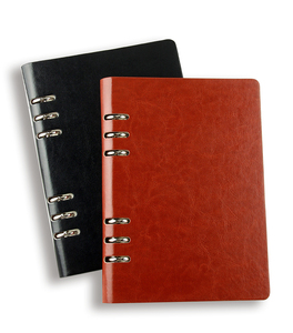 Bền biểu tượng tùy chỉnh cơ sở trên thiết kế của bạn PU <span class=keywords><strong>A5</strong></span> chương trình nghị sự nạp tiền với dòng Pocket Nhật Ký bao gồm A6 Vòng kế hoạch Refill máy tính xách tay - Product Image 1