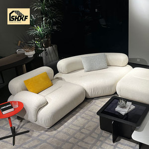 Sofás Seccionales Redondos para Sala <span class=keywords><strong>de</strong></span> Estar, Juego <span class=keywords><strong>de</strong></span> Sofás Curvos Modernos, <span class=keywords><strong>Muebles</strong></span> <span class=keywords><strong>de</strong></span> Tela, Juego <span class=keywords><strong>de</strong></span> <span class=keywords><strong>Muebles</strong></span> para Sala <span class=keywords><strong>de</strong></span> Estar <span class=keywords><strong>de</strong></span> Alta Calidad - Product Image 1