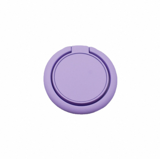 Custom Alloy Phone Grip with Logo Macaron Solid Color 360-Degree Rotating Flexible Desktop Stand Phone Ring Holder