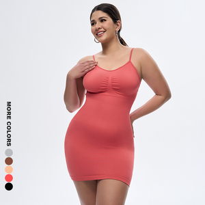 Plus Size Wholesale 2024 <strong>Best</strong> Hourglass Cupped Body Shaper Women Tummy Control Full Slip With Bras Fajas Seamless Shape <strong>Dress</strong> - Product Image 2