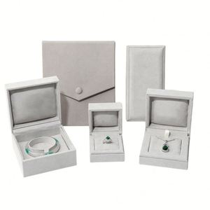 Flannel Suede Ring <b>Box</b> with Custom Logo for Bangle Bracelet <b>Gift</b> Wholesale - Product Image 1