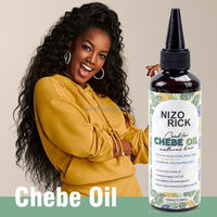 Huile de Chebe Naturelle Marque Blanche pour la Croissance Capillaire, Anti-Chute, Huile Capillaire Fortifiante à la Poudre de Chebe Africaine, Traitement du Cuir Chevelu 100ml