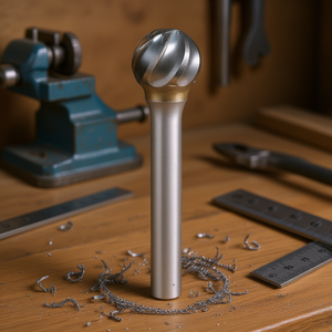 Fresa Rotativa Esférica Ttake Ab8300, 8 mm de Diámetro, 52 mm de Longitud, Corte Z Alu, para Metal, Madera y Plástico - Product Image 3