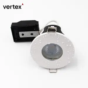 Vertex lampu ODM downlight ip66 spot itu luz empotada downlights 50W max tahan api untuk UK F1032 GU10 50W max