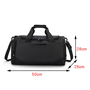Logotipo personalizado de gran capacidad, portátil, multifuncional, Camping, impermeable, gimnasio, deportes, bolsa de lona, viaje, gimnasio al aire libre, bolsa de Fitness - Product Image 2