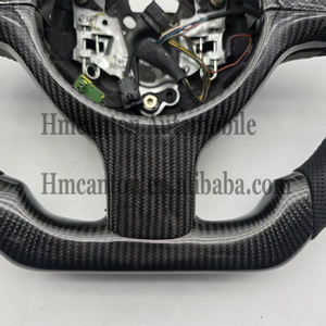 Volant en fibre de carbone en cuir perforé en gros Spot pour volant de voiture BMW série 3 E46 - Product Image 6