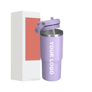 2024 moda nuovo Design Custom 30oz da viaggio tazza da viaggio isolamento sottovuoto per auto tazza da viaggio portatile 30oz Tumbler con manico