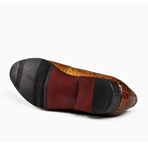 Chaussures en cuir pour hommes, style britannique tendance, décontractées et habillées, en cuir véritable, faites à la main - Product Image 5