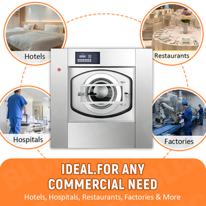 Lavadora Industrial BLCC de Alta Resistencia y Gran Capacidad (50 kg) para <span class=keywords><strong>Ropa</strong></span>, Lavadora Industrial con Extractor - Product Image 3