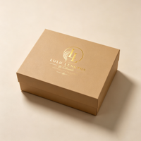 Boîte cadeau pliante de luxe haut de gamme personnalisée avec fermeture magnétique, finition mate et logo pour emballage de produits capillaires et cosmétiques