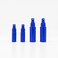 Flacon pulvérisateur noir en HDPE de 12 ml et 30 ml, atomiseur à fine brume, format de poche portable, conteneur cosmétique de voyage