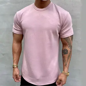 Custom Screen Print Short Sleeve Designer T Shirts Gym Shirt Men Plain T-shirt Oversize Plain T-shirt Bulk