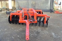 Herse à disques hydraulique robuste pour tracteur agricole, cultivateur de sol, niveleur de terrain agricole