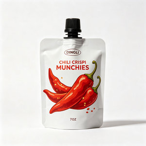 Pochette Doypack personnalisée OEM à faible MOQ, qualité alimentaire, avec bec verseur droit, pour snacks, café, boissons, épices, emballage de détail 100/200/250/500ml - Product Image 4