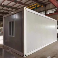 Mini conteneur de vie mobile préfabriqué de luxe de 20 pieds panneau sandwich de haute qualité maison en acier pour hôtels utilisation de bureau ateliers magasins