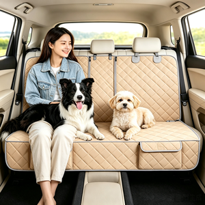 Dog Car Seat Cover Back Seat Pet Travel Carrie Nonslip Hammock Protector Washable Pet <b>Mat</b> for <b>Large</b> Medium Dogs Sedan SUV Truck - Product Image 1