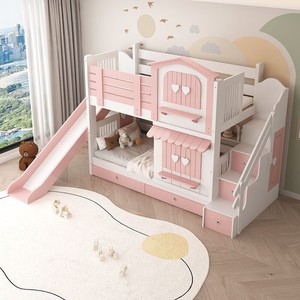 Stampo per Torta a Due Strati con Scivolo e Ringhiera Alta per Bambine, Design Moderno in Legno per Camera da Letto e Sala da Pranzo, Usa e Getta, per Forno - Product Image 4