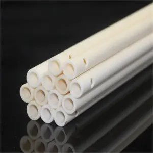 1200mm Length 99% Corundum Alumina Ceramic Thermocouple Protection Tube For Furnace