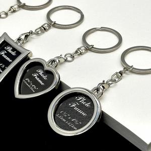 High Quality <b>Square</b> Is Popular in Factories Commemorative <b>Key</b> Chain Lovely Couple Gift Keychain - Product Image 3