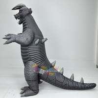 Costume de mascotte de dragon de dinosaure gonflable blanc pour adulte Fursuit King Black Macotte Noël Halloween pour adulte