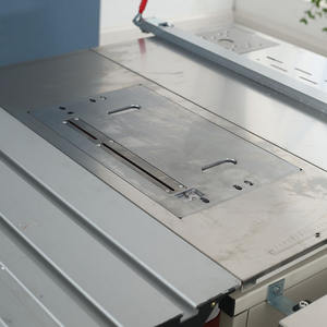 Scie à bois à bras oscillant, scie à table coulissante, scie à panneaux, scie à double lame, scie à table coulissante pour charpentier - Product Image 3