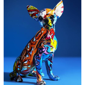 Tượng Nhựa Thủ Công Sang Trọng Tùy Chỉnh Môi Trường Thân Thiện Với Môi Trường Tượng Chó Bull Pháp Anh Điêu Khắc Gấu Mèo Chihuahua - Product Image 5