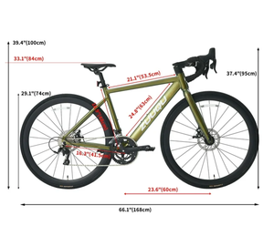 Vélo de route pour homme 700C avec cadre en aluminium 47/50cm 16 vitesses pour vélo peint en <span class=keywords><strong>Suisse</strong></span> avec freins à disque - Product Image 4