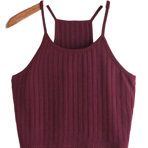 En Venta: Top Corto Casual y Cómodo para Mujer, Primavera/Otoño 2024, Top de Alta Calidad con Logotipo Frontal - Product Image 1
