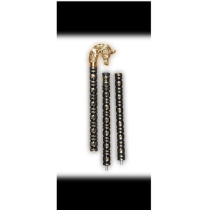Canne télescopique pliable en laiton vintage, style nautique classique, faite à la main, décorative, pour collection - Product Image 2