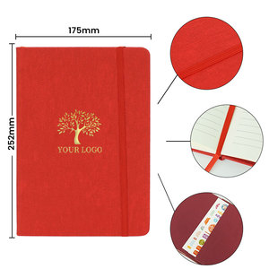 Quaderno A5 Personalizzabile in Pelle PU, Diario <span class=keywords><strong>con</strong></span> Pagine a Righe Spesse e Rilegatura a <span class=keywords><strong>Filo</strong></span> per Scuola - Product Image 3