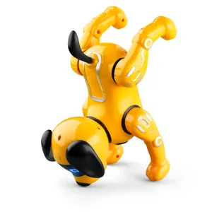 New design Remote Control Electronic RC Smart Intelligent Programming Dancing Stunt Dog Toy Dog Robot