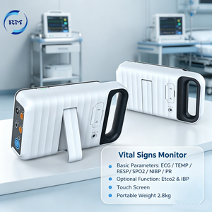 Moniteur dentaire multiparamètres ECG et tension artérielle, moniteur <span class=keywords><strong>de</strong></span> signes vitaux étanche pour les rondes en <span class=keywords><strong>salle</strong></span>, les transferts en ambulance et l'utilisation vétérinaire - Product Image 6