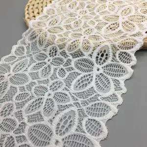 2023 Hot sale Nylon lace 18cm elastic lace bra underwear skirt case scarf accessories lace