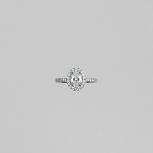 Luxury Looking Trendy Rhodium Plated 925 Sterling Silver Zircon Gemstone Engagement Wedding Anniversary Gift Ring for Women Anti - Product Image 2