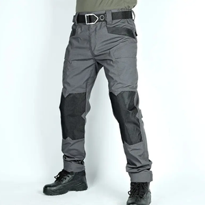 DFP0505 Pantalones Tácticos Impermeables Elásticos para Hombre al por Mayor, Pantalones Cargo Multibolsillos para Hombre - Product Image 2