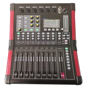 China Range Audio Mixer Set Professionele Luidspreker Mixer Podium Bruiloft Outdoor Audio Set Groothandel 12 Kanalen Sound Mixer