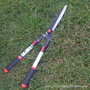 Sécateur télescopique en acier au carbone de Taïwan, 45-60 cm, tête droite, revêtement en téflon noir, outil de jardinage - Product Image 1