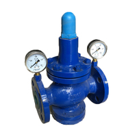 Soupape de commande réglable en fonte ductile PN16 Extrémités à bride normale Décharge de pression de puissance manuelle pour eau gazole-OEM