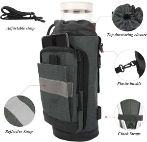 Échantillon gratuit Accessoires durables pour béquilles Poignée rembourrée en mousse Léger Sac de rangement pour béquilles souple avec fermeture éclair Pochette universelle pour béquilles - Product Image 2