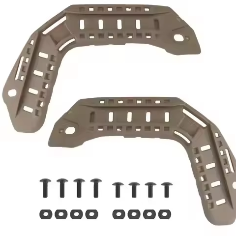 REVIXUN Tactical FAST SF Helmet Side Rail Kit Adjustable Slotted 4 Suspension Points Nylon Customizable Colors & Logo