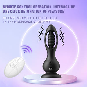 Delove Fernbedienung LED-Anzeige Vibrierender Analplug G-Punkt Vibrator Prostata-Massagegerät Analsex-Spielzeug für Männer und Frauen - Product Image 3