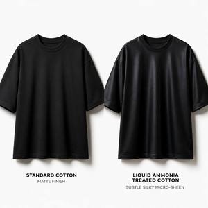 T-shirt da <span class=keywords><strong>uomo</strong></span> oversize 210GSM 100% cotone, pesante, con spalle scese, girocollo, tinta unita, personalizzabile con logo, all'ingrosso, produttore - Product Image 5