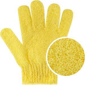 Guantes Exfoliantes Naturales, Exfoliante Corporal, Guante Exfoliante de Cinco Dedos de Nailon, Limpieza Profunda del Cuerpo - Product Image 3