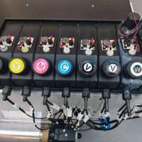 Impresora de Inyección de Tinta UV Automática Easy Color, Máquina Laminadora, Impresión de Etiquetas de PVC, Rollo a Rollo, 3 Cabezales, Botón de Presión, Dimensiones A3, A4, A2