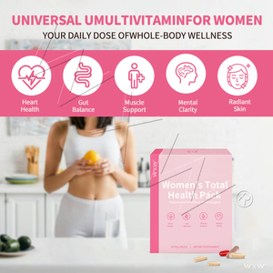 Vrouwen Complete Gezondheid Capsules 30 Pakjes All-in-<span class=keywords><strong>One</strong></span> Multivitamine met Essentiële Mineralen Dagelijkse Vitaminepakketten - Product Image 4