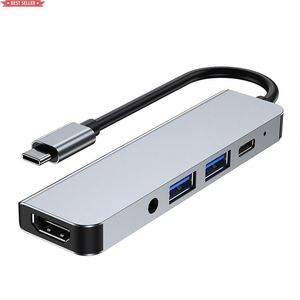 Jumon nhà máy ttype <span class=keywords><strong>C</strong></span> để HDTV sạ<span class=keywords><strong>c</strong></span> RJ45 <span class=keywords><strong>Hub</strong></span> Thunderbolt để <span class=keywords><strong>USB</strong></span> 3.0 điện thoại Dock trạm <span class=keywords><strong>USB</strong></span> <span class=keywords><strong>C</strong></span> <span class=keywords><strong>Adapter</strong></span> Extender 5 trong 1hub - Product Image 2
