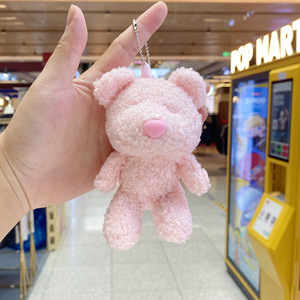 Plush <b>Keychains</b> Toys Wholesale Kawaii Teddy Bear Cute Soft Cartoon <b>Anime</b> Durable 3D Shape Women's Bag Pendant Accessories - Product Image 5